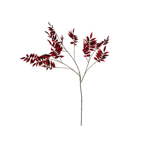 Orange Sorbus Leaf Spray (109cm)