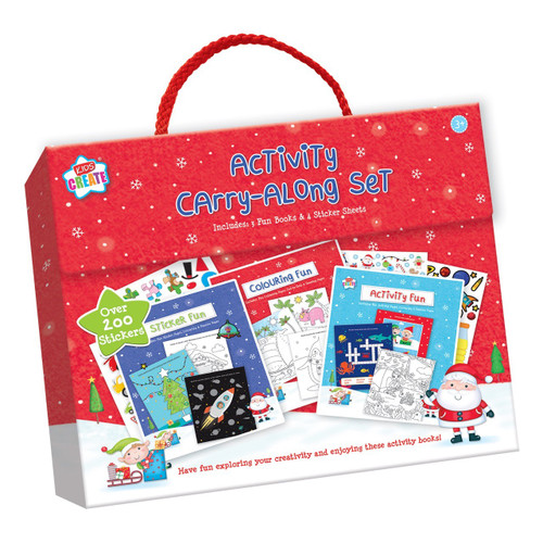 Christmas Stickers & Activities Carry Case