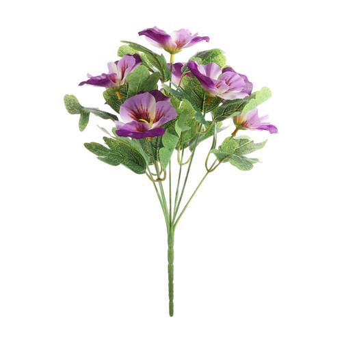 Essential Purple Pansy Bunch (7 Heads)