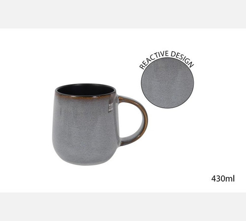 Grey Reactive Mug (430ml)