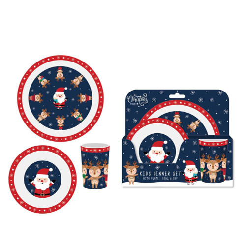 Santa & Friends Kids Dinner Set