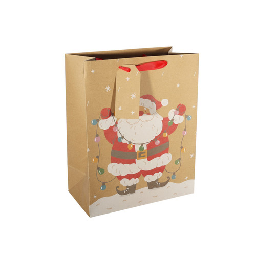 Santa Kraft Gift Bag (Large)