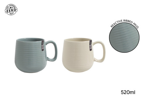 Reactive Ribbed Mug (520ml)