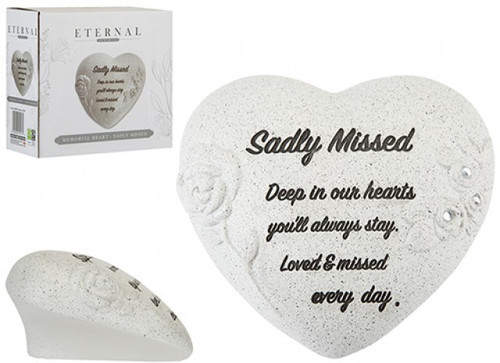 Grey Heart Memorial - Sadly Missed