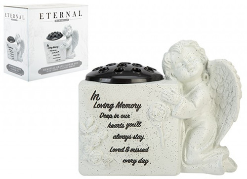 Memorial Grave Flower Pot - In Loving Memory