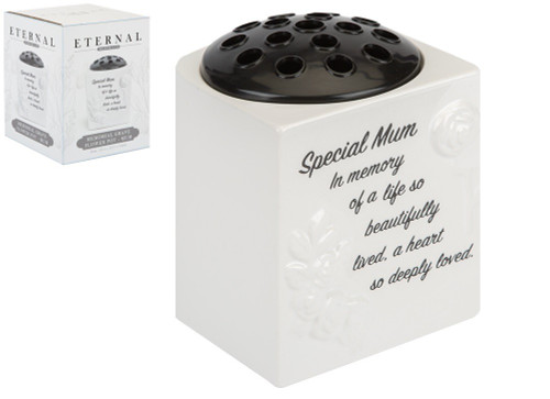 Special Mum Memorial Grave Flower Pot