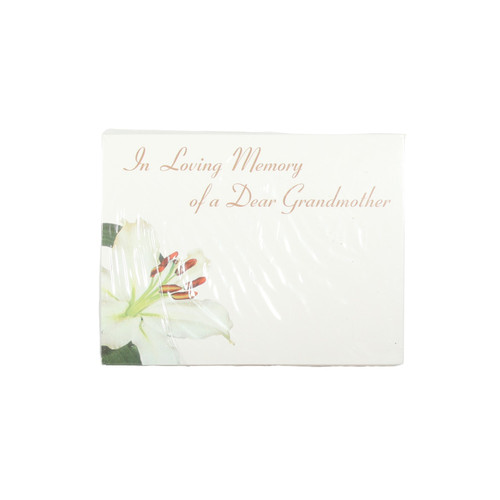 Grandma In Loving Memory Card (Pack of 50)