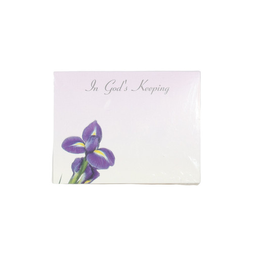  In Gods Keeping Florist Card (Pack of 50)