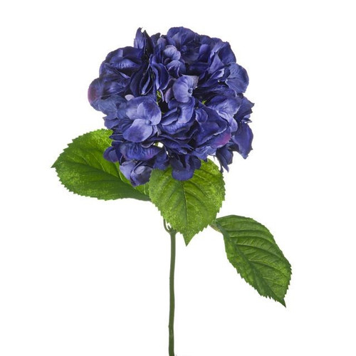 Dark Blue Hydrangea Stem (70cm)
