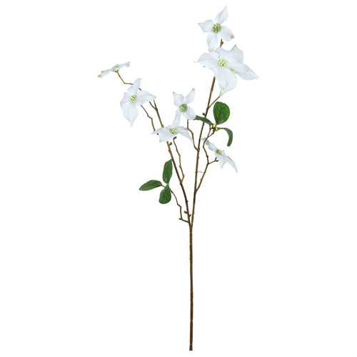 Cream Dogwood Flower Spray (68cm)