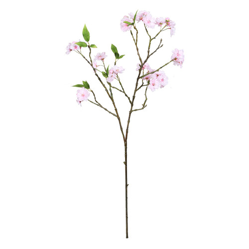 Pink Peach Blossom Spray (82cm)