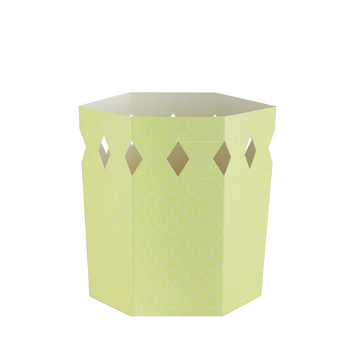 Yellow Hexagonal Carton