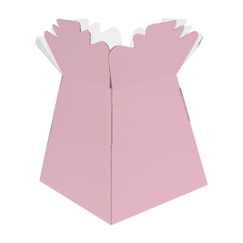 Dusky Pink Pearlised Living Vase (x30)