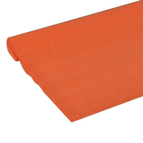 Orange Crepe Paper (50x250cm)
