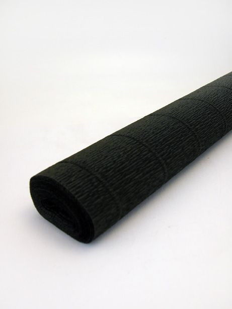 Black Crepe Paper (50x250cm)