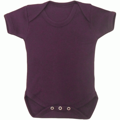 Purple Unbranded Short Sleeve Bodysuit 0-3m