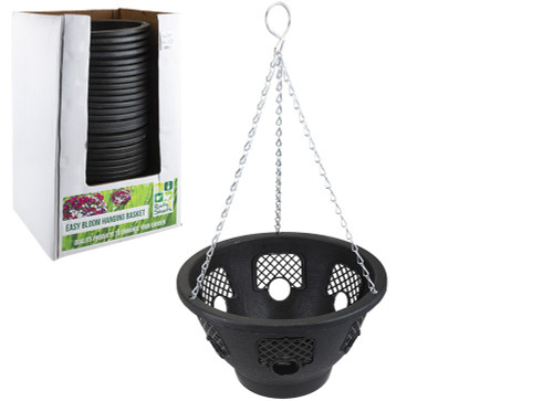 Set of 4 Plastic Hanging Baskets (12 inch)