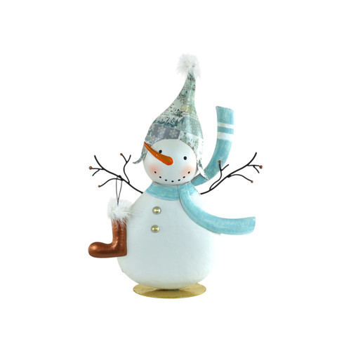 Snowman with Blue Scarf (45cm)