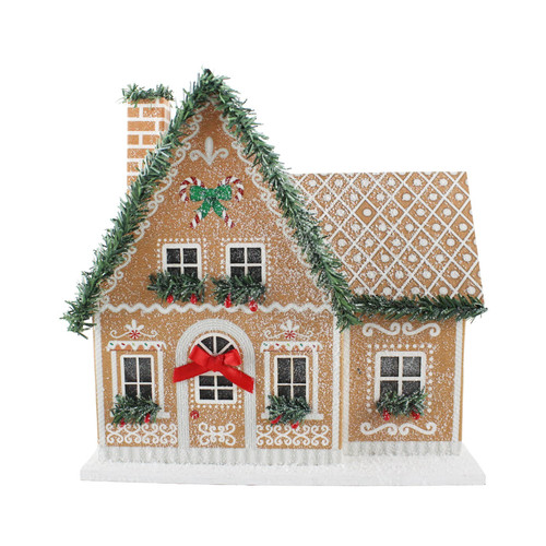 Gingerbread House with Chimney Ornament (20cm)