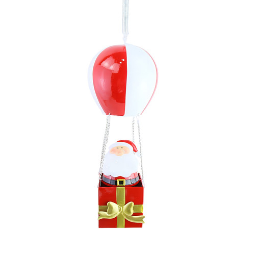 Metal Santa Hot Air Balloon Hanging Ornament (50cm)
