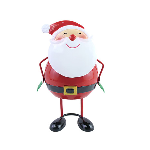Standing Metal Santa (18cm)
