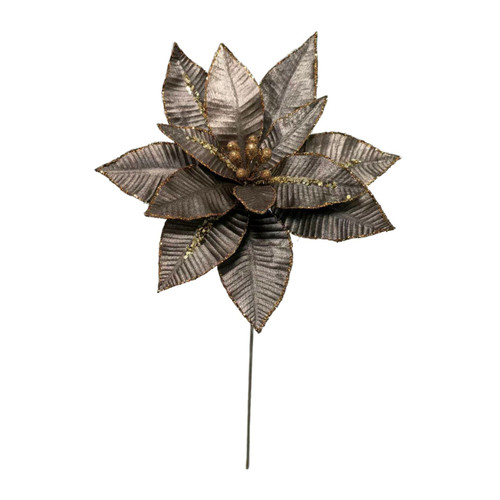 Poinsettia Stem Brown (61cm)