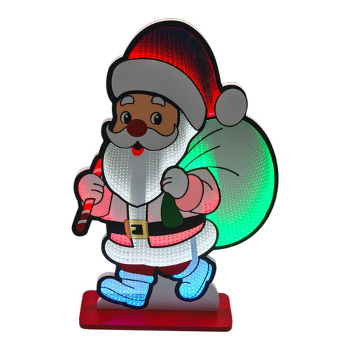 Santa with Sack LED Infinity Light (80cm)