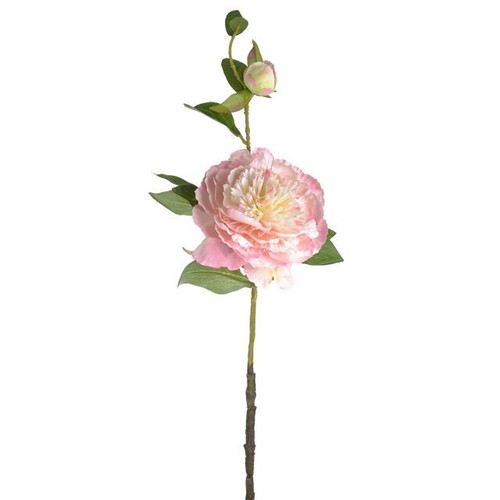 Soft Pink Peony Stem (60cm)