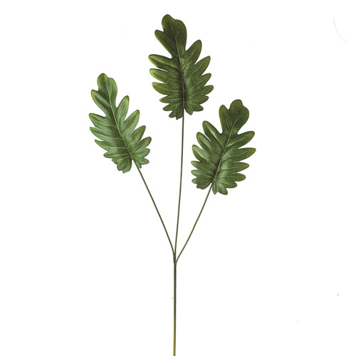 Green Leaf Split Philodendron Spray (71cm)