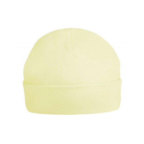 Lemon Yellow Unbranded 0-3m Plain Baby Beanie Hat