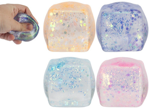 Pastel Glitter Maltose Cube (5cm) (Assorted Designs)