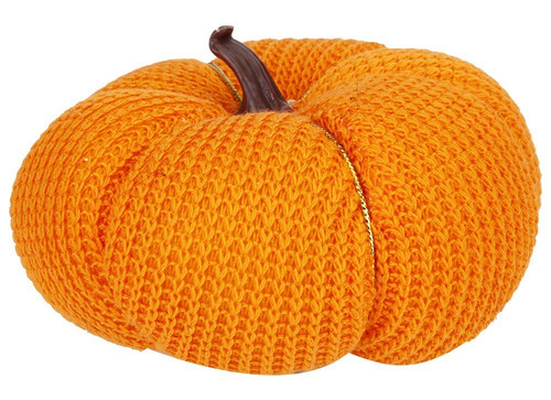 Orange Fabric Pumpkin (12cm)