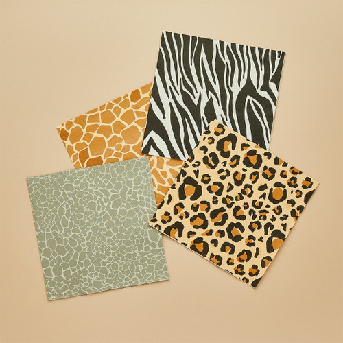 Animal Print Napkins (16Pk)