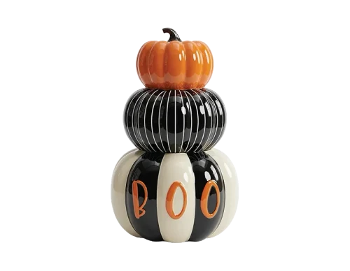 Halloween Stacked Slogan Pumpkins