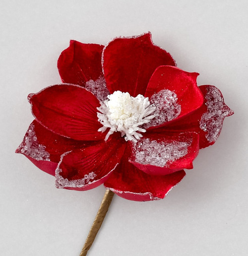 Red Velvet Magnolia Stem (56cm)