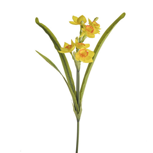 Yellow & Orange Daffodil Spray (58cm)