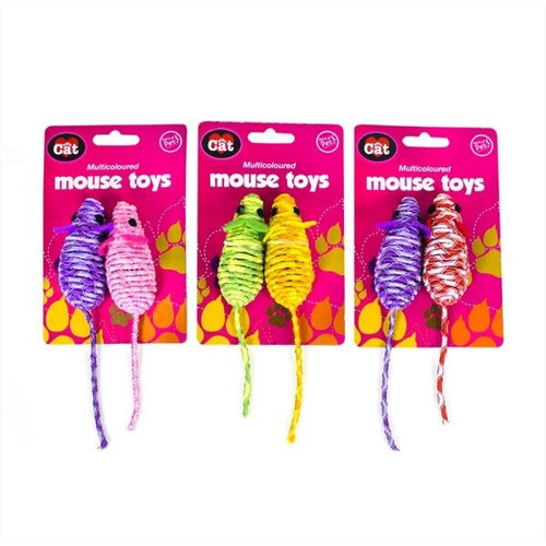 Mouse Fun Toys 2 Pack (Assorted Designs)
