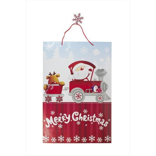 Giant Santa & Train Gift Bag