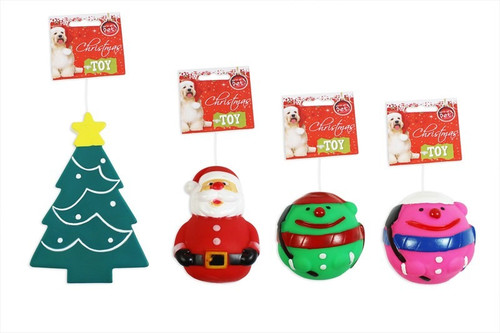 Assorted Christmas Vinyl Toys for pets