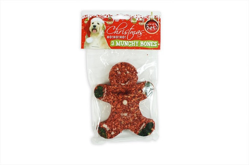 Christmas Pet treat Munchy Gingerbread Man