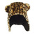Chidlren's Leopard Print Fur Hat with Ears 8-13yr