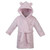 Baby Town Pink Baby Girls Plush Dressing Gown With Embroidery (6 - 24 Months)