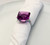 Square Purple Diamond Napkin Rings