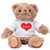 Cute Chandler Sitting Bear (13 cm / 5 inch) Ideal for T-shirts