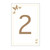 Brown & Cream Butterfly Table Numbers