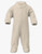 Personalisable Cream Unbranded Sleepsuit with Chest Poppers (NB) 