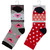 Girls 3 Pack Assorted Heart/Spot Design Socks