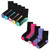 Girls 5 Pack Assorted Heel & Toe Socks 