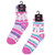 Girls 2 Pack Assorted Design Cosy Socks with Grippers