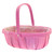 Pink Trug With Folding Handle 